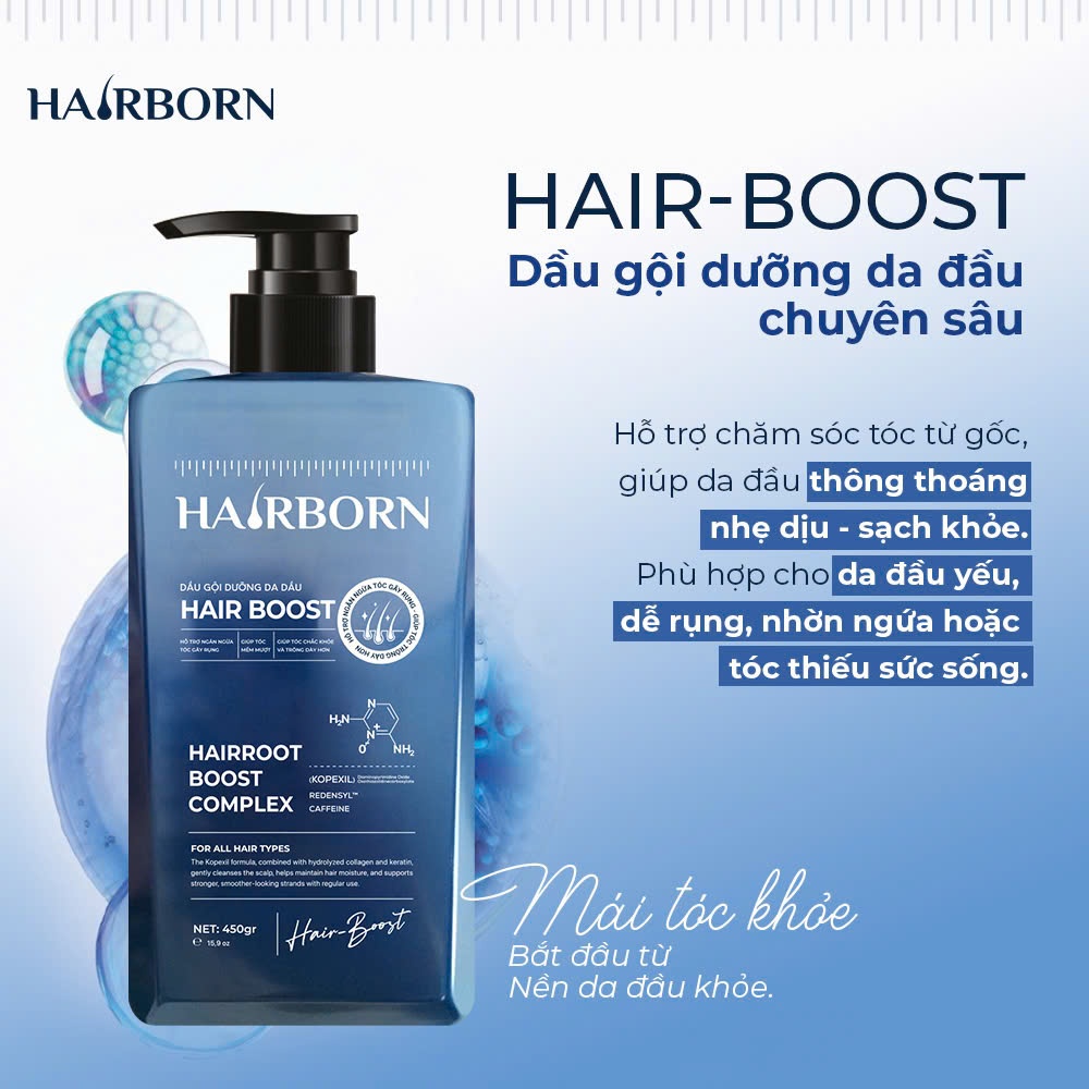 [ FLASH SALE ] DẦU GỘI DƯỠNG NANG HAIRBOOTS – PHỤC HỒI GỐC TÓC, KÍCH MỌC TỪ CHÂN TÓC, dùng được cho 