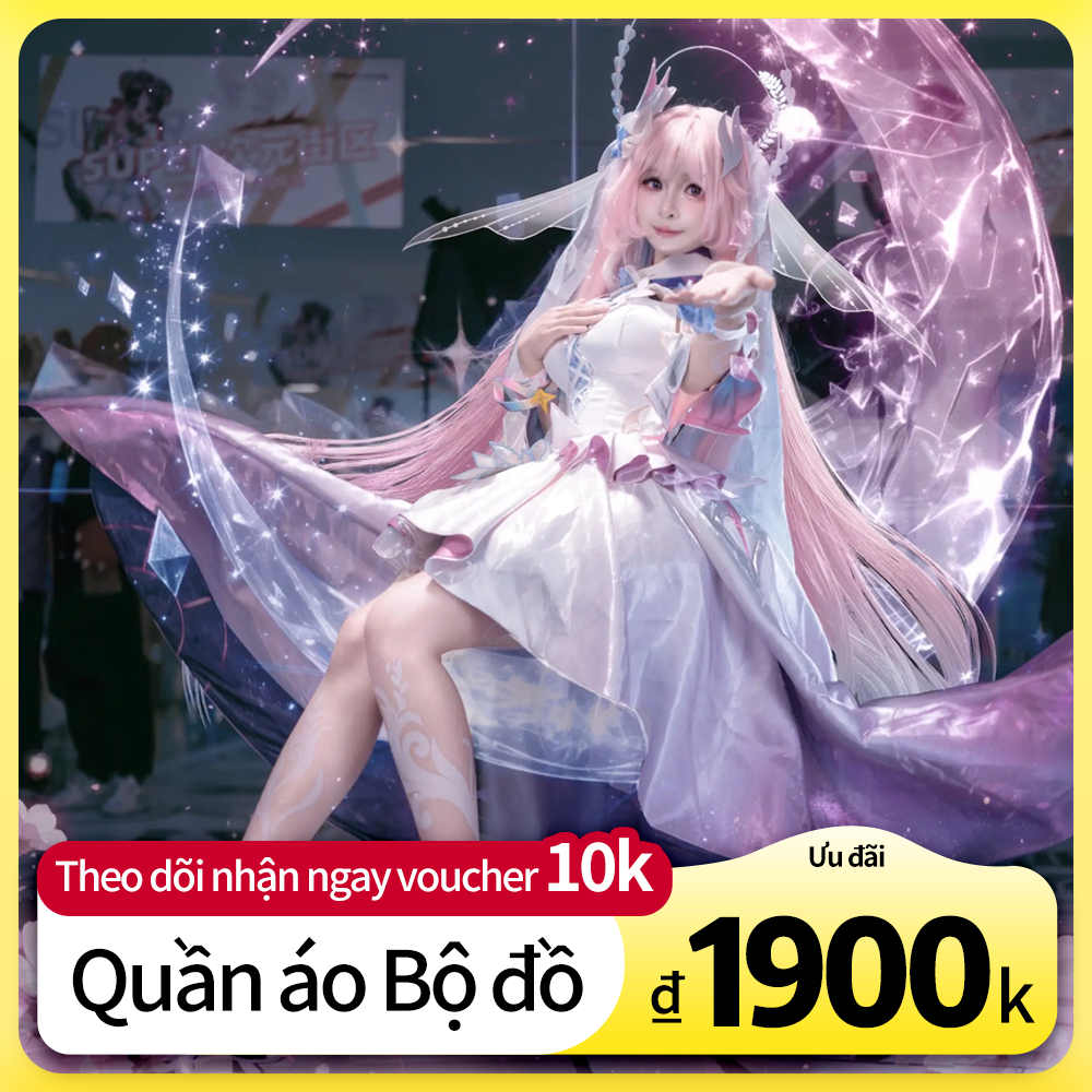 Cyrene Cosplay Honkai Star Rail Trang Phục Người Lớn Full Set Kèm Tóc Giả Dài Và Giày Màu Gradient