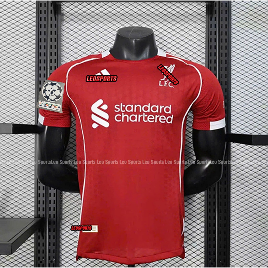 Áo Bóng Đá Phiên Bản Player CLB Liverpool 25/26 Sân Nhà (Chỉ Có Áo) - Hàng Thailand Cao Cấp