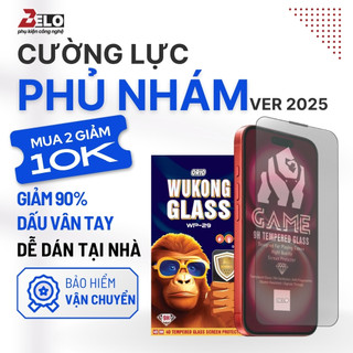  Kính cường lực iphone cường lực chống vân tay cường lực nhám iphone - Belo 