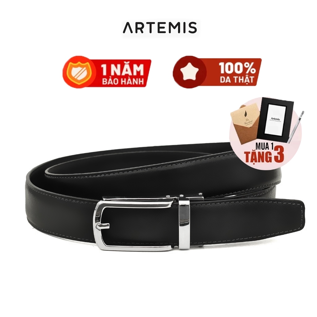 Thắt Lưng Da Baron (Nam/Nữ) - khóa tự động bản nhỏ 2.8 cm khóa kim loại không gỉ thương hiệu ARTEMIS
