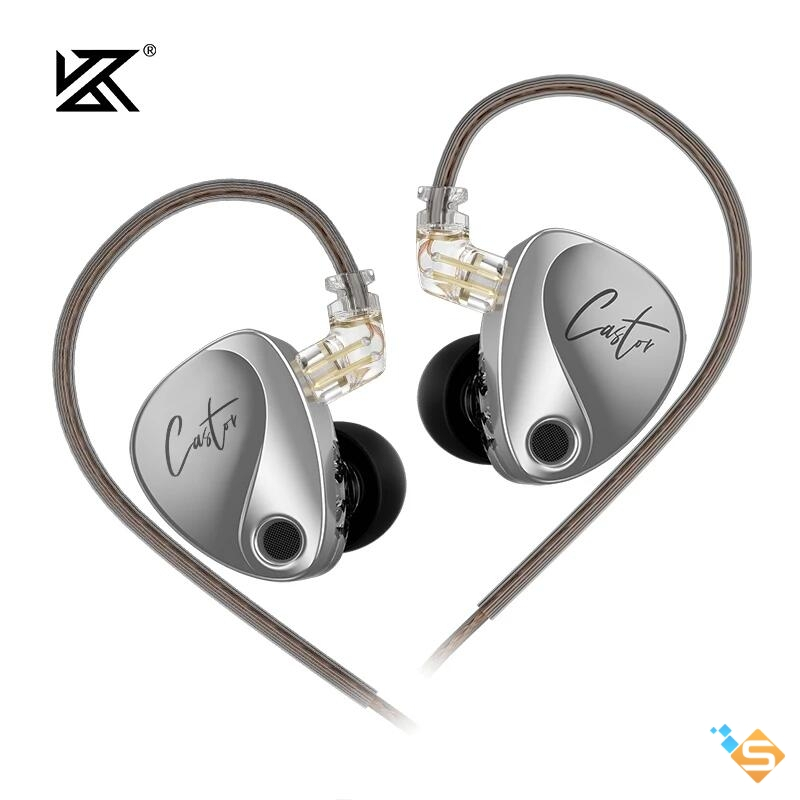 Tai nghe KZ Castor | Tùy chỉnh chất âm | HiFi Gaming & Music 2 Dynamic Driver Balance Chống Ồn