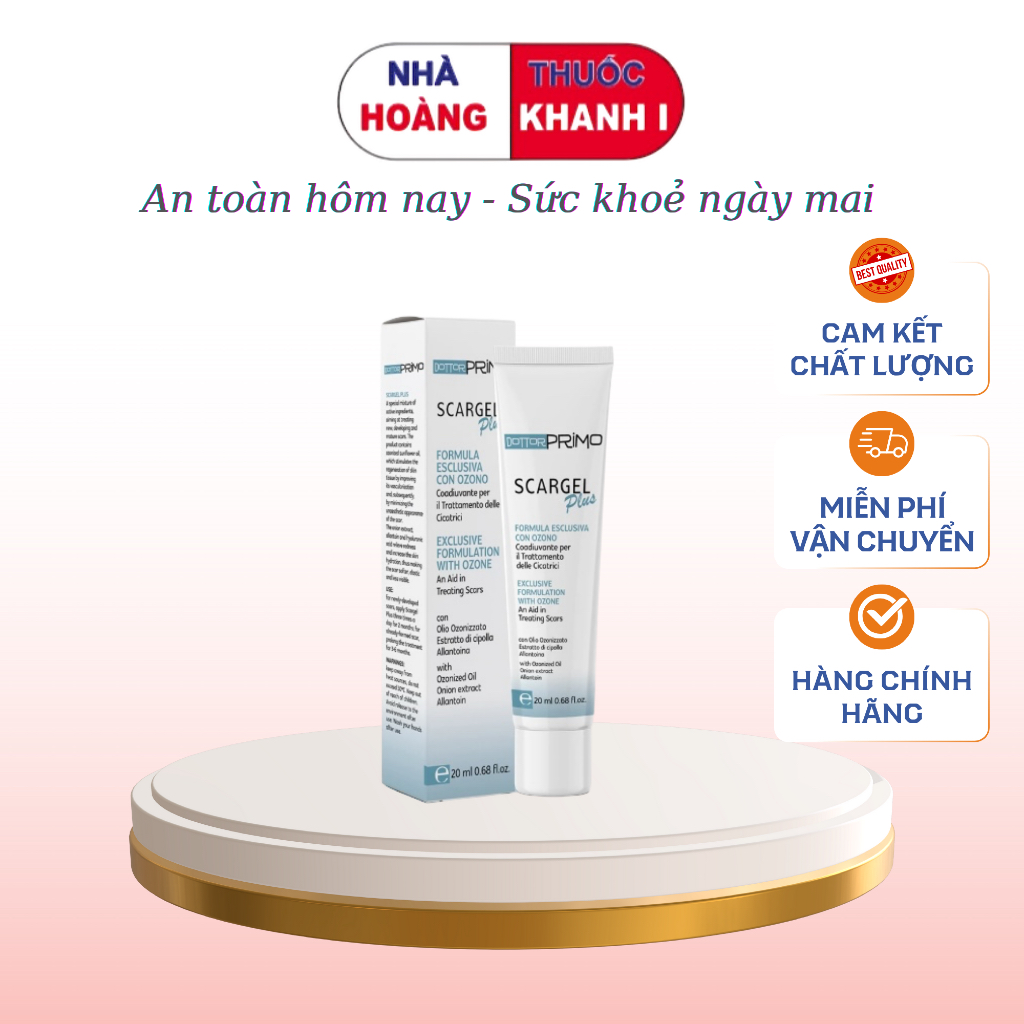 Scargel Plus: Gel bôi mờ sẹo - ngừa thâm 10ML - 20ML