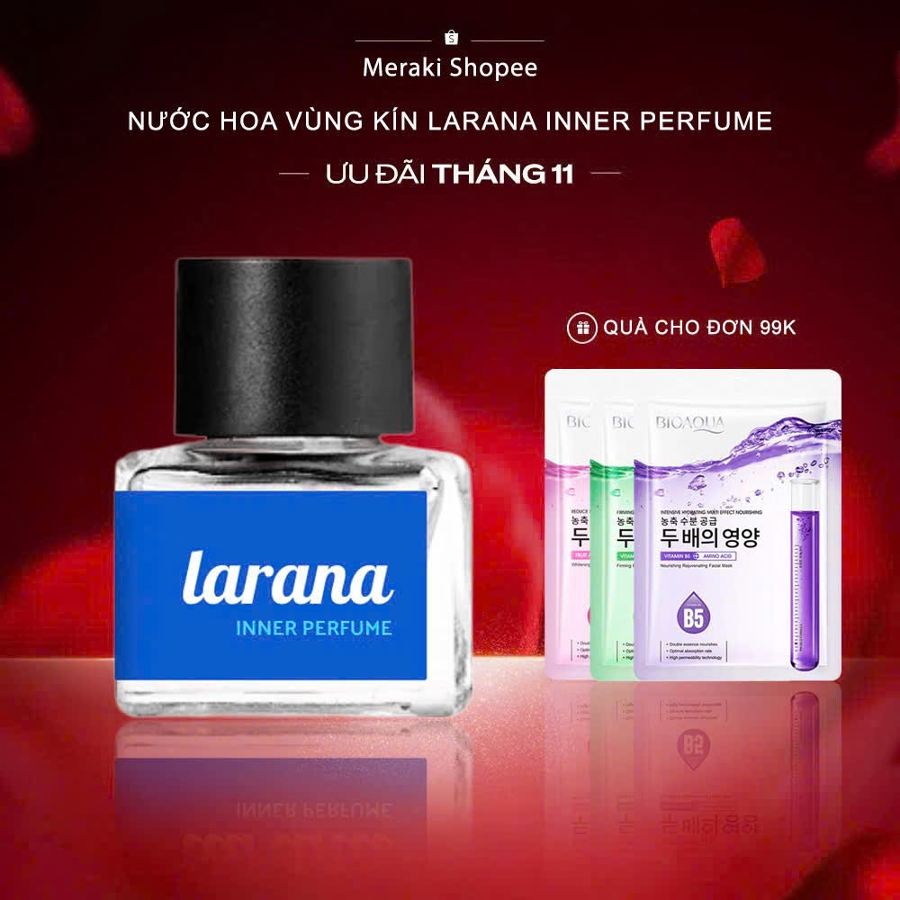 Nước hoa vùng kín nữ Larana giảm mùi lưu hương lâu tăng độ tự tin cho phái nữ thu hút 5ml