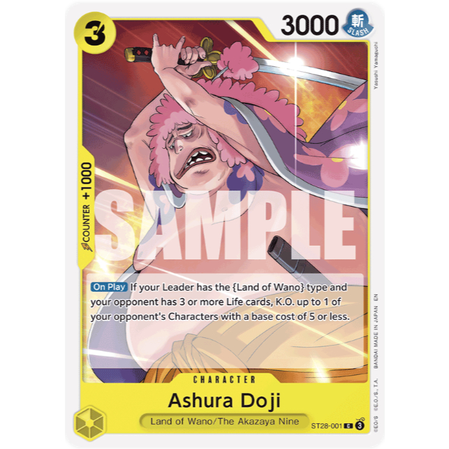[Thẻ bài OnePiece] ST28-001 | C | CHARACTER Ashura Doji