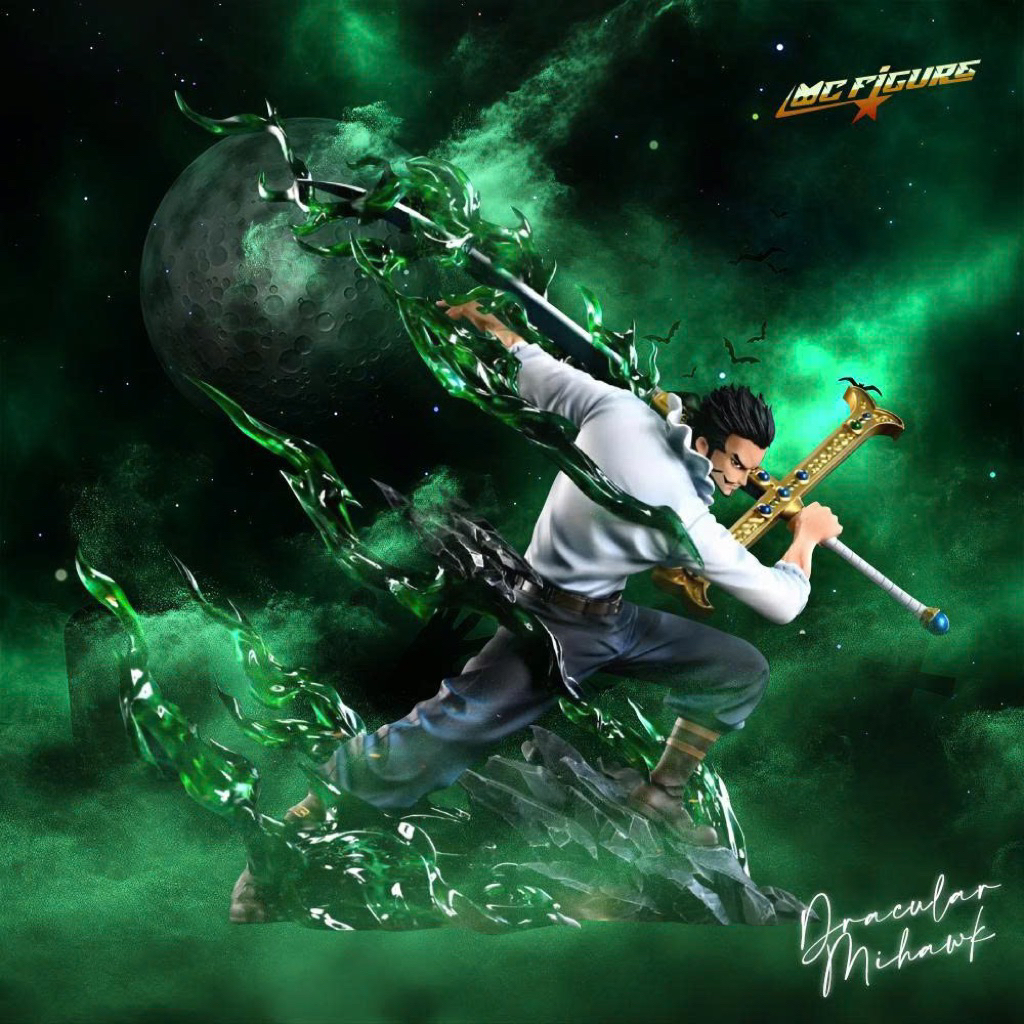 Mô Hình Mihawk Xanh Lá Haki - One Piece