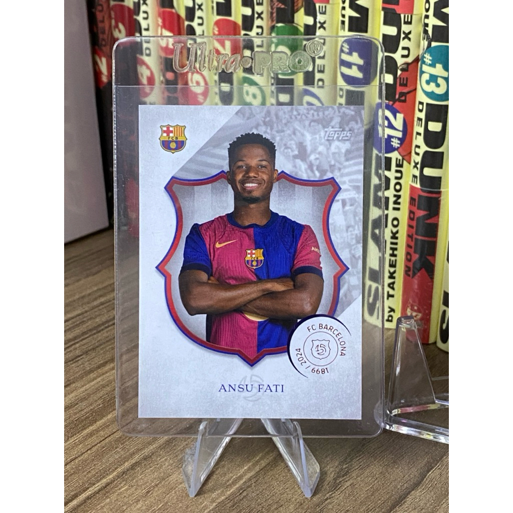 [THẺ CỨNG, HIẾM]Thẻ Cầu Thủ Ansu Fati Topps Barcelona Kỉ Niệm 125 năm FC Barcelona #19