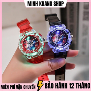 Đồng hồ đeo tay có đèn Led PHÁT SÁNG biệt đội siêu nhân đủ màu cho bé yêu