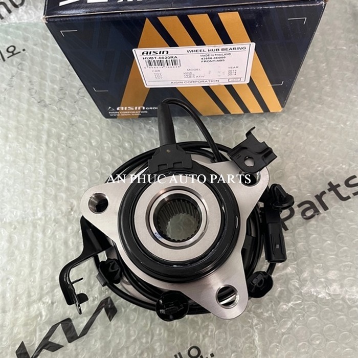 Cụm bạc đạn bánh trước phải Toyota Vios, Yaris 2014-2025 #Aisin: HUBT-0020LA | Toyota: 43550-0D050