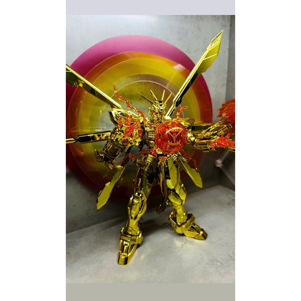[MÔ HÌNH MẠ ĐIỆN RUNNER] Mô Hình Lắp Ráp FATCAT 1/100 God Gundam Mạ Vàng