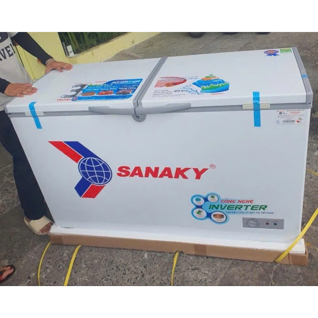 TỦ ĐÔNG SANAKY INVERTER 280L VH-4099A3 MỚI BẢO HÀNH 24 THÁNG CHỈ SHIP TP.HCM VÀ CÁC TỈNH MIỀN NAM