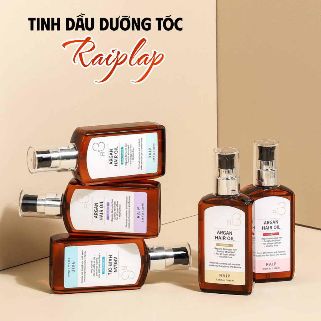 Tinh dầu dưỡng tóc RAIPLAP R3 Argan Hàn Quốc dưỡng mềm mượt tức thì chăm sóc tóc sâu từ lớp biểu bì | BigBuy360 - bigbuy360.vn