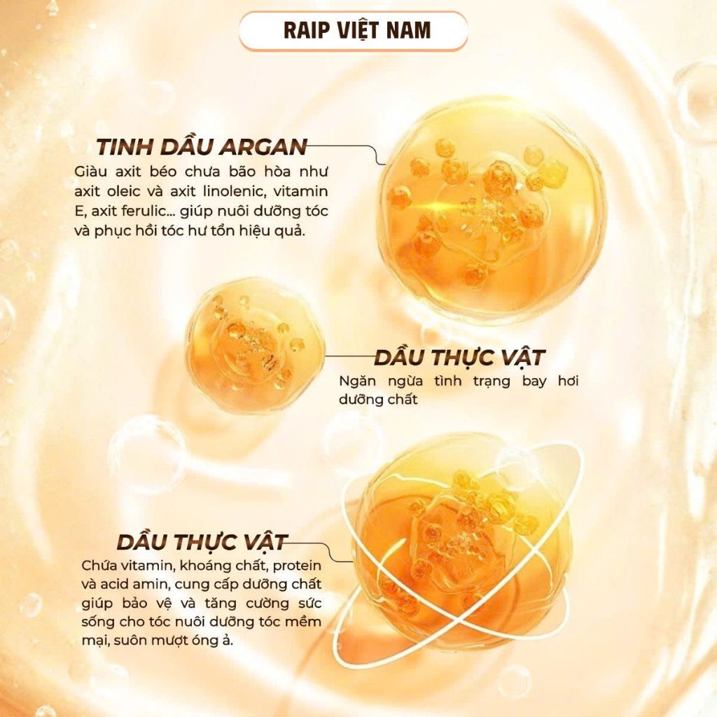 Tinh dầu dưỡng tóc RAIPLAP R3 Argan Hàn Quốc dưỡng mềm mượt tức thì chăm sóc tóc sâu từ lớp biểu bì | BigBuy360 - bigbuy360.vn