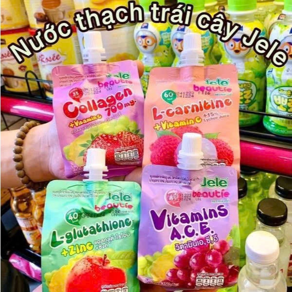 Combo 3 gói nước thạch JeLe Thái Lan