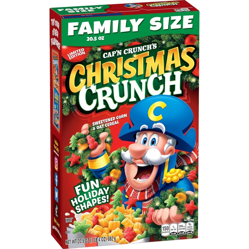 Ngũ cốc (Cereal) Cap'n Crunch Christmas Crunch 582gr (Limited Edition)