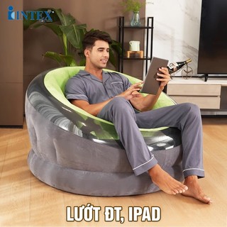 Ghế hơi tựa lưng Intex cao cấp chính hãng