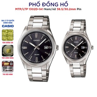 Đồng hồ đôi nam nữ dây kim loại Casio Anh Khuê MTP/LTP 1302D-1A1