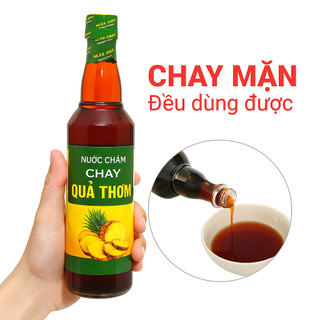  Nước Mắm Chay Quả Thơm Phan Thiết 500ml – Mùi Thơm Tự Nhiên – Đậm Đà Từ Dứa Chín 