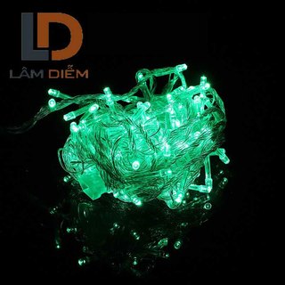 Dây đèn led trang trí gồm nhiều bóng nhỏ dây có chuôi cắm sài điện 220v