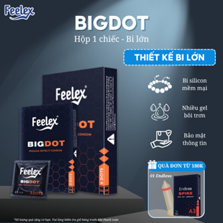  Bao cao su Feelex Bigdot Gân Gai Có Bi gia tăng khoái cảm nhiều gel bôi trơn 