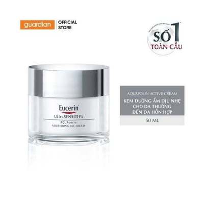Kem Dưỡng Ẩm Eucerin Cho Da Thường Đến Da Hỗn Hợp Eucerin Aquaporin Active Moisturising Cream Light (50ml)