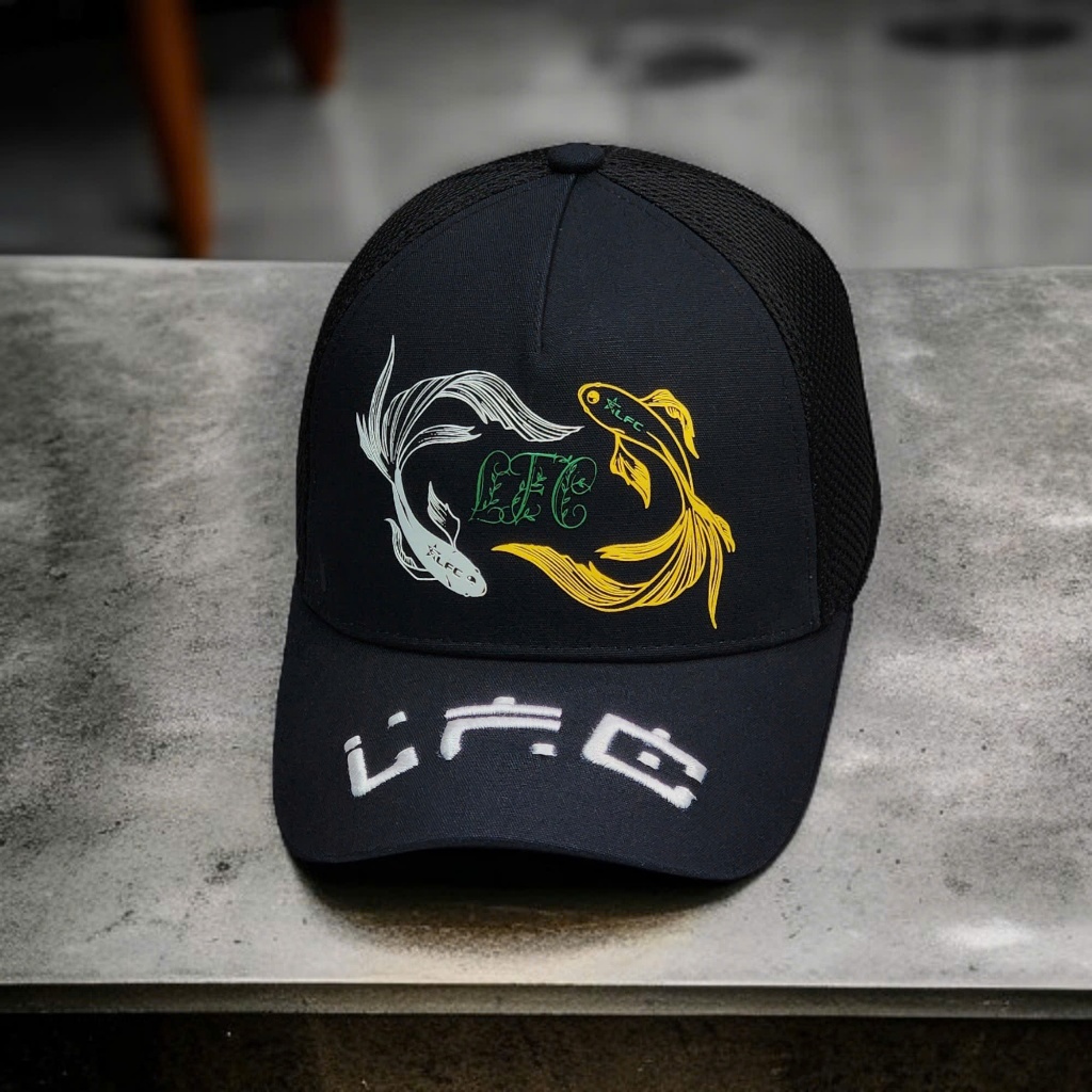 NÓN LƯỠI TRAI LFC LOGO IN VẢI COTTON SỢI BỐ FORM MỀM PHỐI LƯỚI MÚT