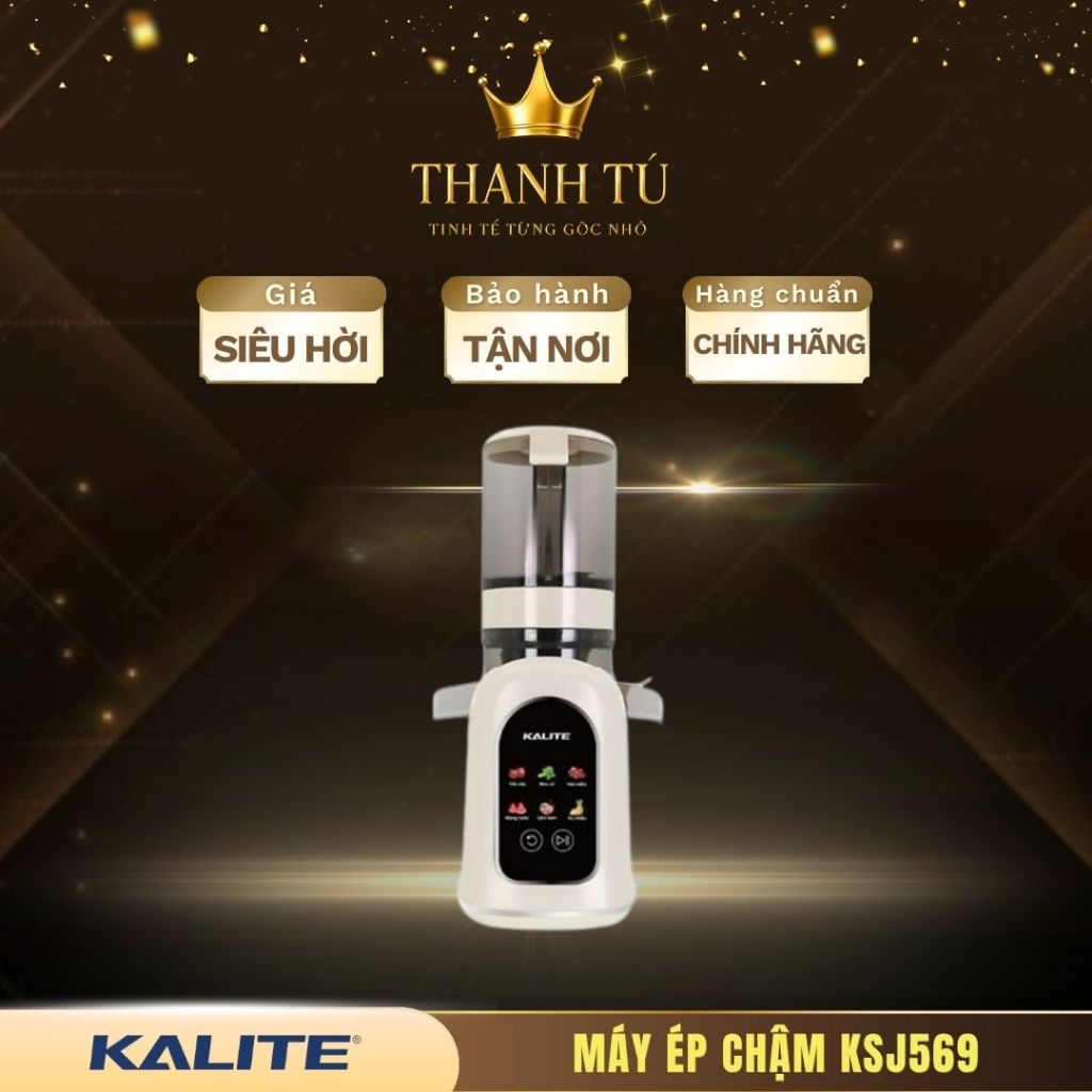 Máy Ép Trái Cây Kalite KSJ569 – Công Nghệ Trục Vít Slow Juicer Cao Cấp