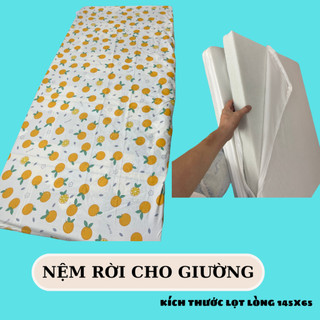 Nệm bông ép cho giường ngủ ghép cho bé kích thước 1m5 rộng 70cm và 2m rộng 70cm