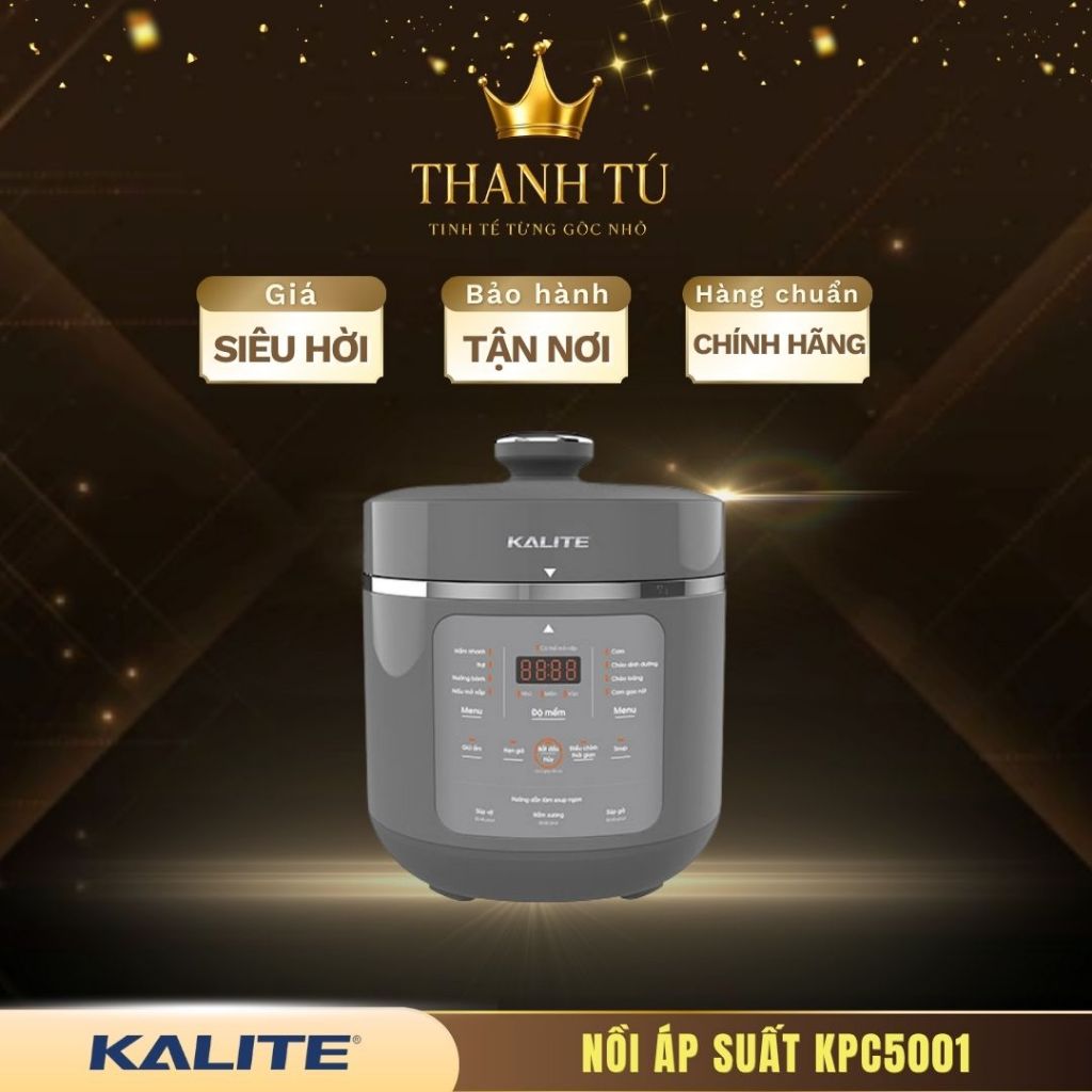 Nồi Áp Suất Đa Năng Kalite KPC5001 5L – Nấu Nhanh, Giữ Trọn Dinh Dưỡng