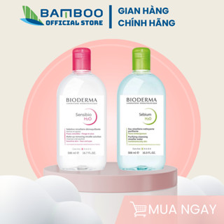 Nước Tẩy Trang Bioderma Sensibio H2O Chính Hãng Cho Da Dầu Mụn Và Da Nhạy Cảm 500ml
