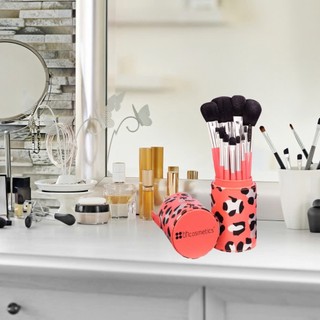 Hộp Đựng Cọ Trang Điểm BH Cosmetics Wild (màu cam đen)