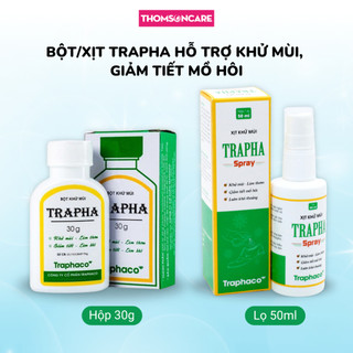  Xịt khử mùi hôi chân Trapha Spray hôi nách bột khử mùi trapha xịt thơm giày dép cho nam nữ 