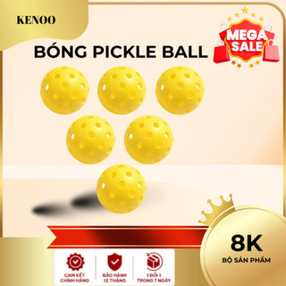 Bóng Pickleball tập Porsvik Tiêu Chuẩn, Bóng Pickleball HBT 40 Lỗ Ngoài Trời Chất Liệu PE Bền Bỉ Chơi Mượt Mà