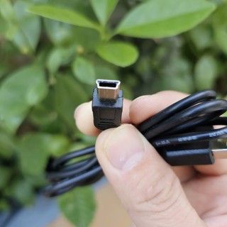 Dây cáp sạc đầu USB mini type B dài 0.8 m chuyên cho đài niệm Phật , máy nghe nhạc mp3 , lõi đồng không oxy