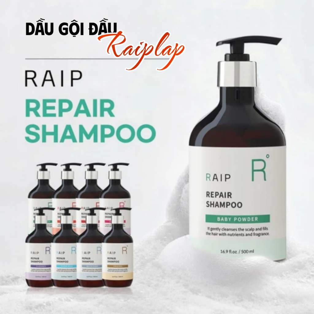 Dầu gội đầu RAIPLAP Repair Shampoo chứa 6 protein phục hồi sợi tóc hư tổn và làm sạch dịu nhẹ | BigBuy360 - bigbuy360.vn