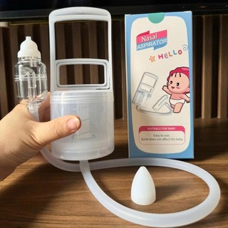 [DÒNG CAO CẤP] Máy hút mũi cho bé, hút mũi cầm tay cho trẻ từ sơ sinh, 2 đầu silicon, nhựa nguyên sinh an toàn