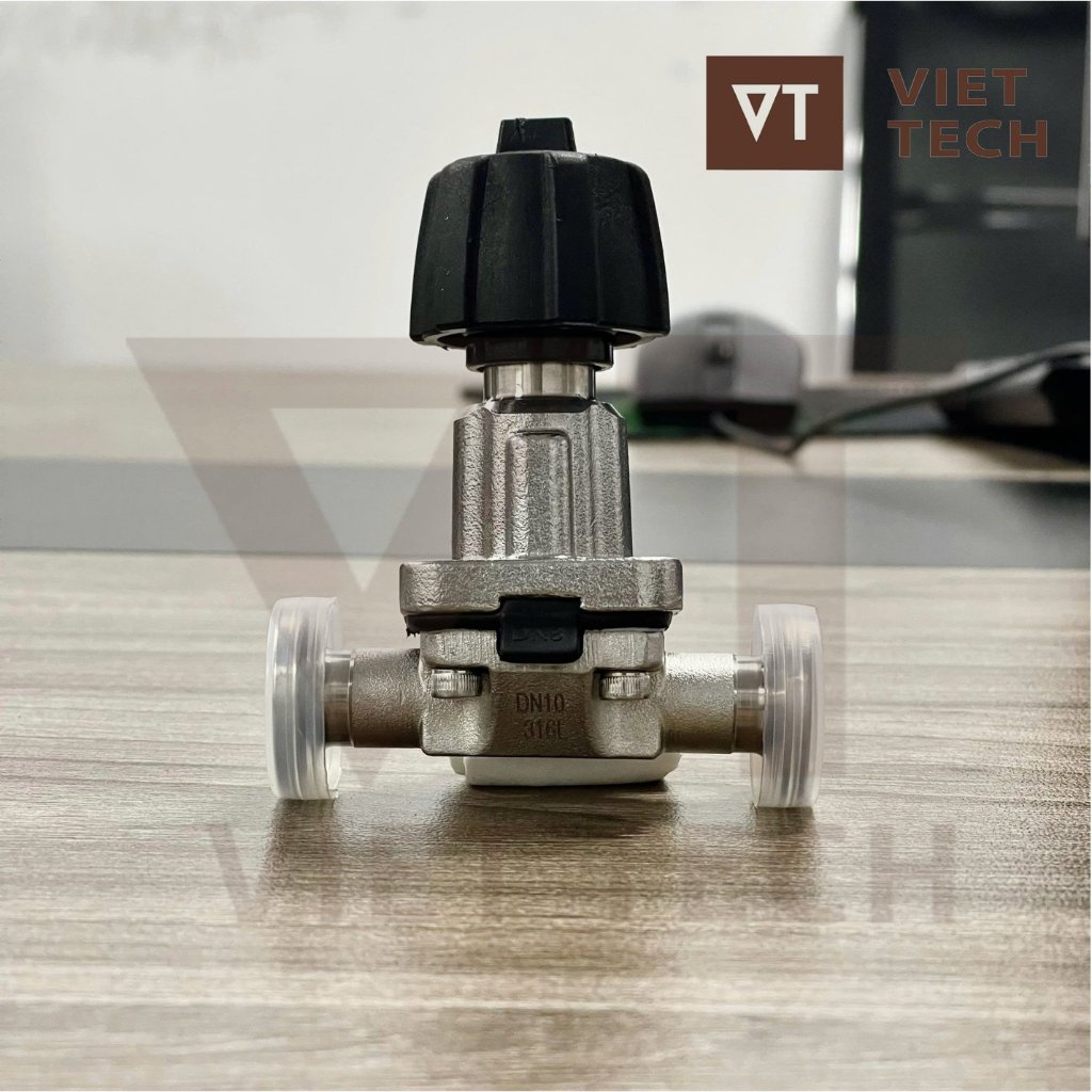 Van Màng Kép PTFE + EPDM SUS 316L - Van màng kép vi sinh inox 316L - Van màng kép inox vi sinh