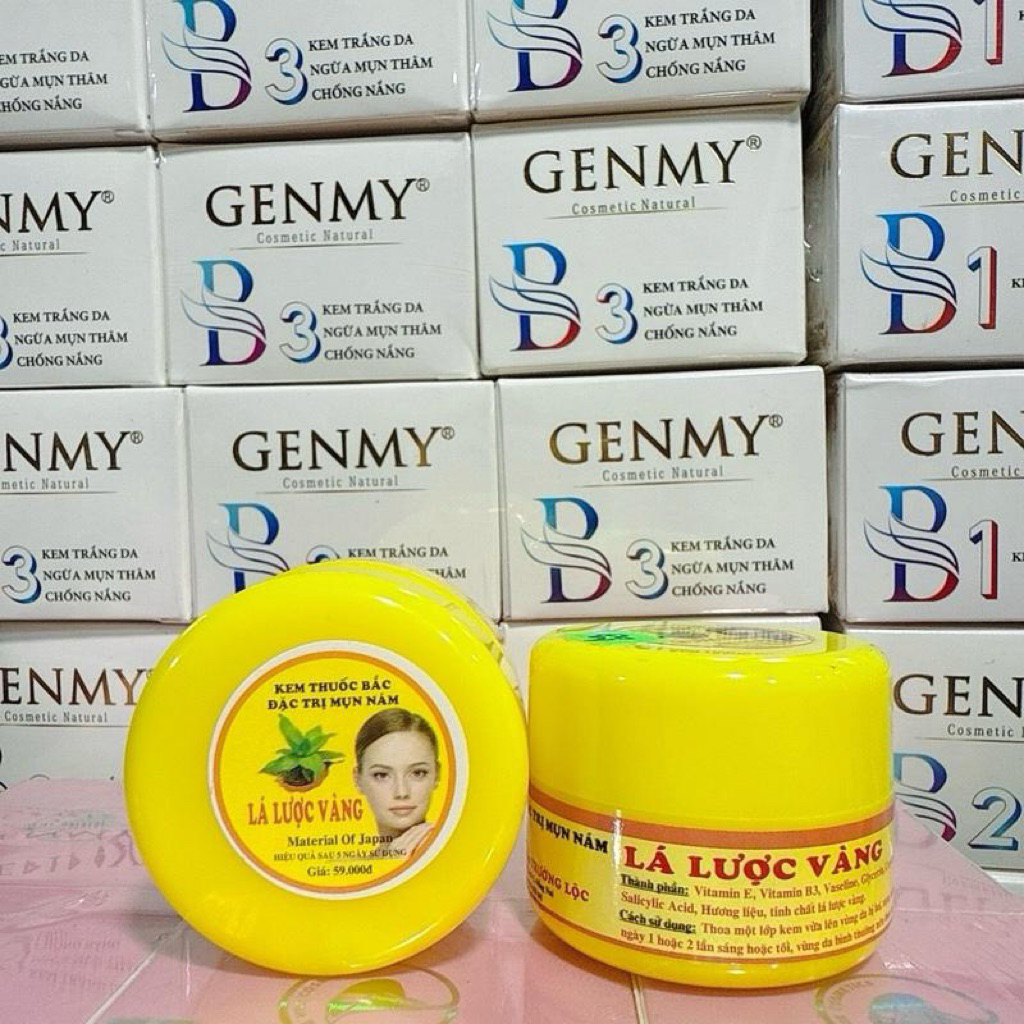 Kem Lá Lược Vàng Trần Mụn- Nám