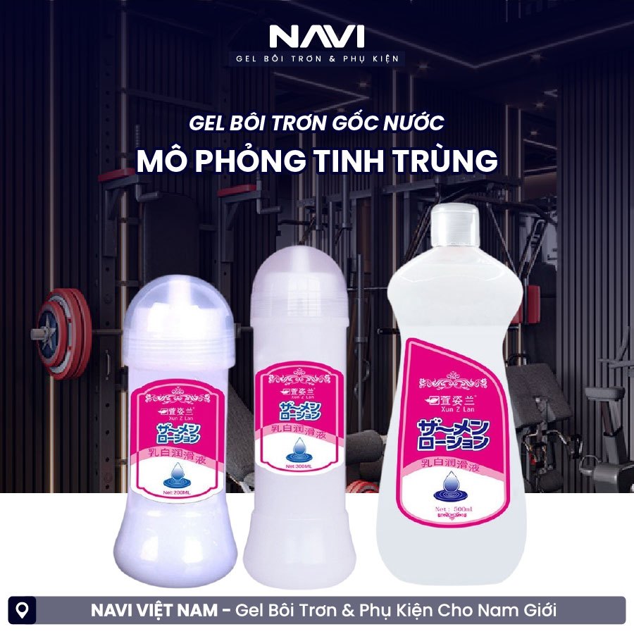 [Che Tên] Gel Bôi Trơn Gốc Nước Mô Phỏng Tinh Trùng Dung Tích Đa Dạng