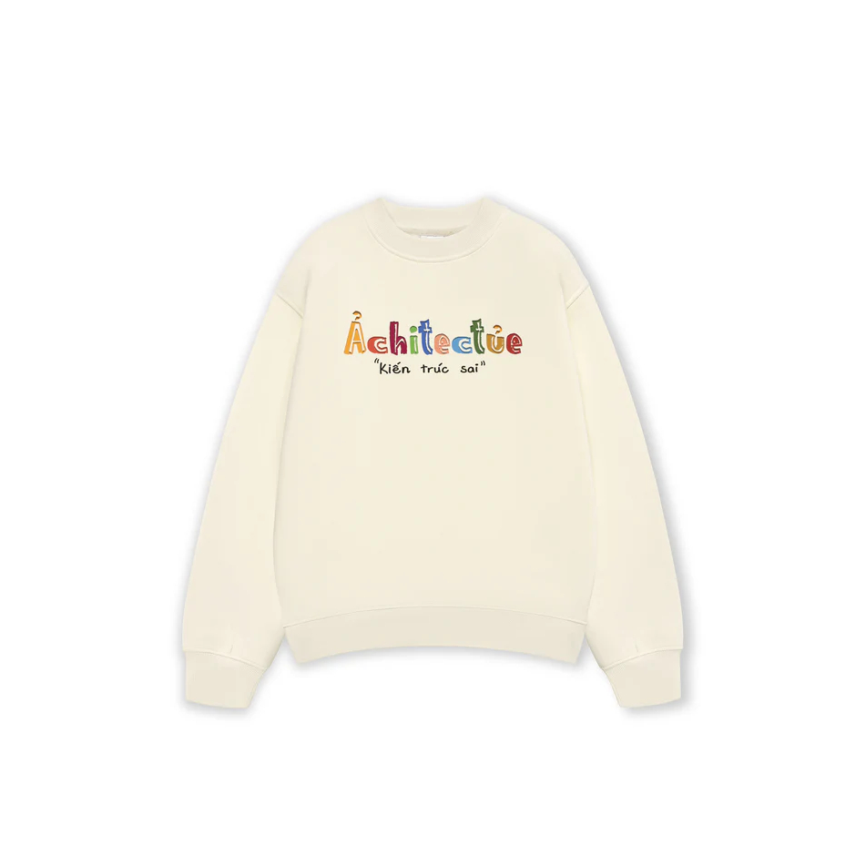 Áo Sweater Kiến Trúc Sai - Luôn Vui Tươi - Áo Vớ Vẩn Vui Tươi