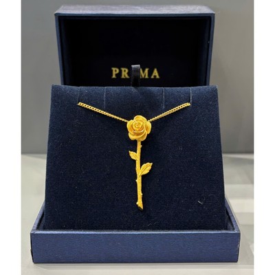 PRIMA Mặt dây chuyền 24K - Hoa Hồng - 111P1946