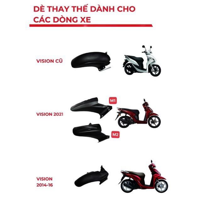 Dè Chắn Bùn Vision 2011 - 2025
