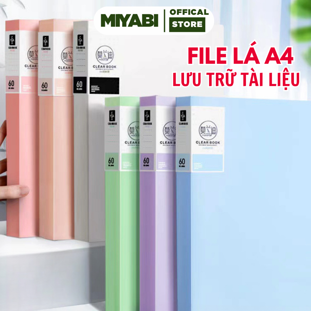 File lá đựng tài liệu a4 túi đựng tài liệu đề thi file đựng tài liệu a4 nhiều ngăn màu sắc -a7