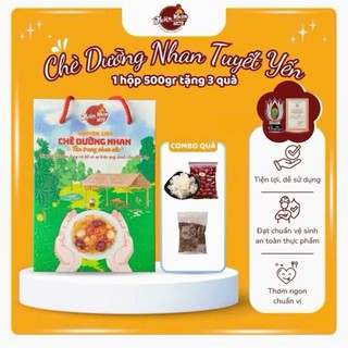  Chè Dưỡng Nhan 14 Vị 500gr Có Hoa Mộc  Mua Gói Lớn 500gr Tặng Kèm 1 Túi Táo Trái+1 Túi Tuyết Yến+1 Túi Hạt Chia   
