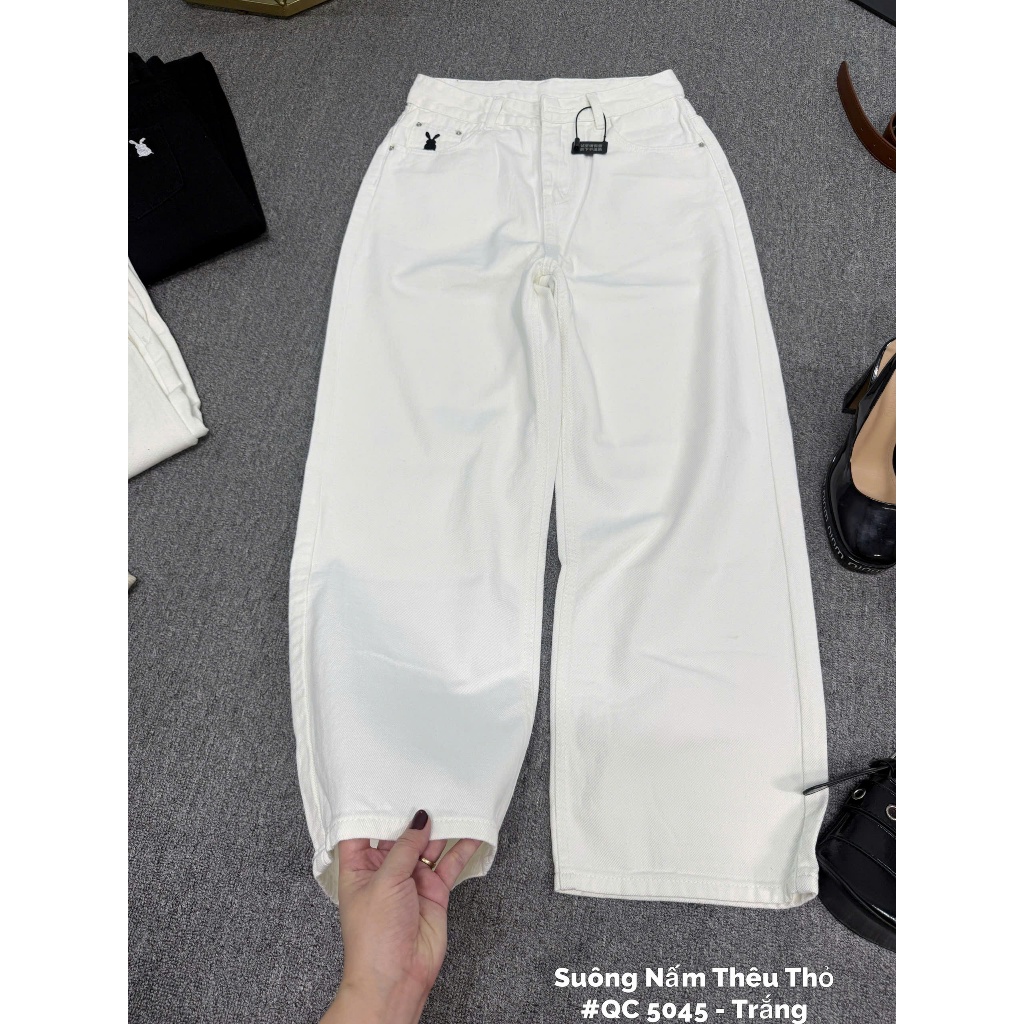Quần Jean Nữ Ống Suông Rộng Bigsize 55–90kg Lưng Cao Form Đẹp QC5045 – 2KJeans | BigBuy360 - bigbuy360.vn