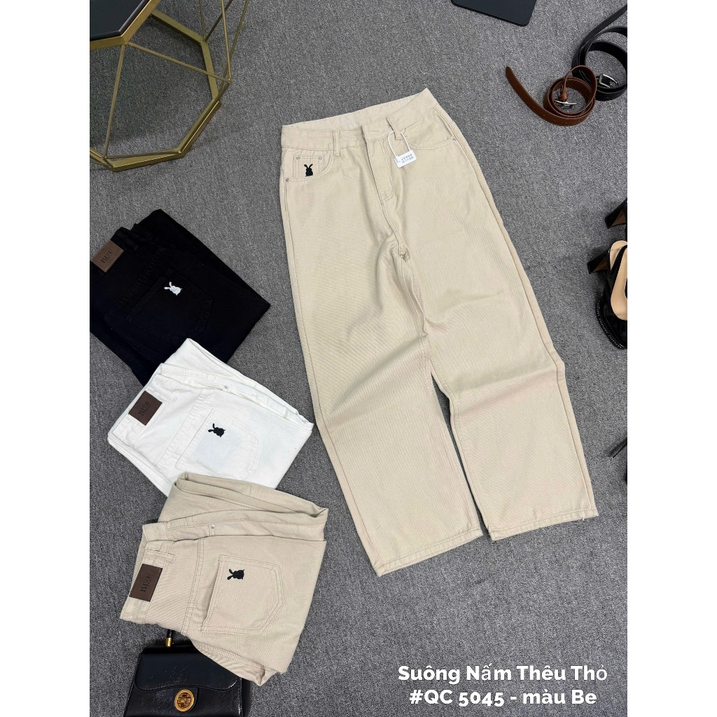 Quần Jean Nữ Ống Suông Rộng Bigsize 55–90kg Lưng Cao Form Đẹp QC5045 – 2KJeans | BigBuy360 - bigbuy360.vn