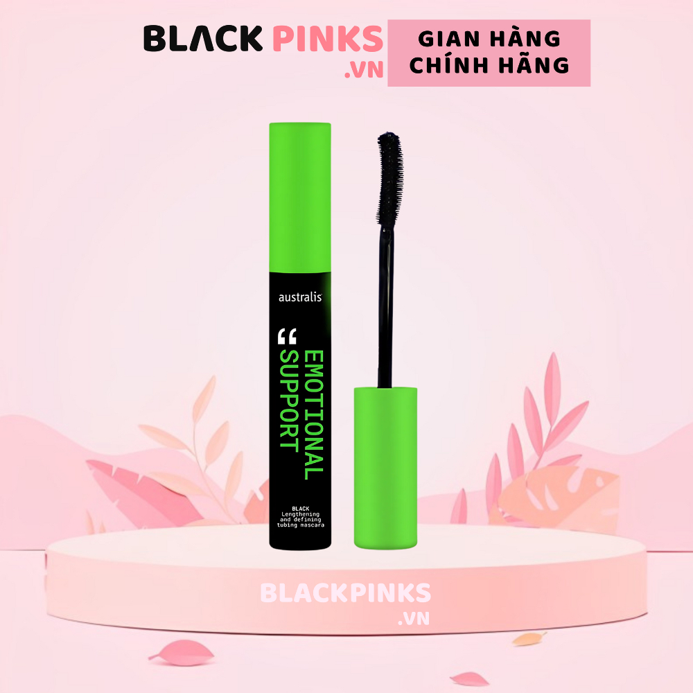 Mascara Australis dài, dày và cong mi lâu trôi màu đen 8.5ml
