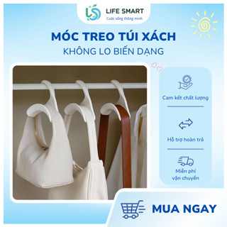 [Combo 10] Móc Treo Túi Xách Bản Rộng Hàn Quốc Chống Rơi, Giữ Túi Gọn Gàng, Không Bị Gấp Nếu