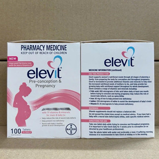  Vitamin Tổng Hợp Elevit Bầu Úc 100 Viên   elevit Bầu   