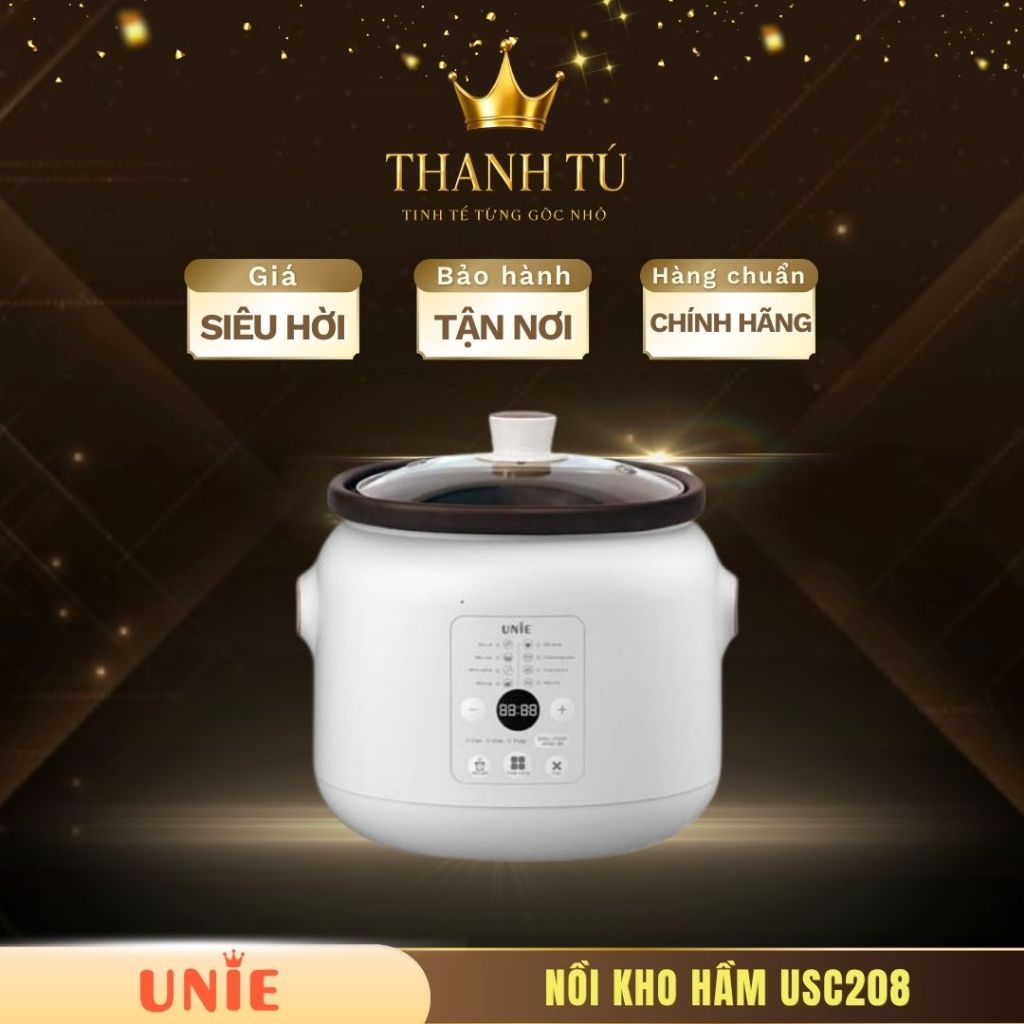 Nồi Kho Hầm Chuyên Dụng UNIE USC208 – Hầm Mềm, Giữ Dinh Dưỡng
